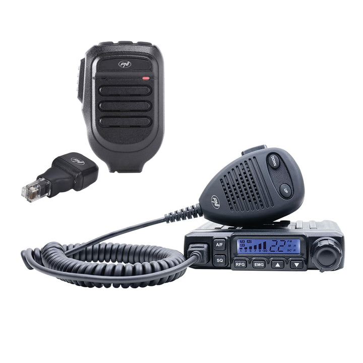 CB-Radiosender PNI Escort HP 6500 und zusätzlicher Mikrofon-Dongle mit Bluetooth PNI Mike 65 im Lief