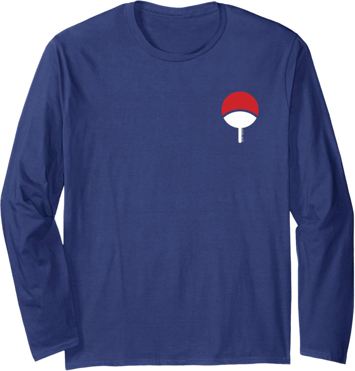 Naruto Shippuden Uchiha Icon Langarmshirt