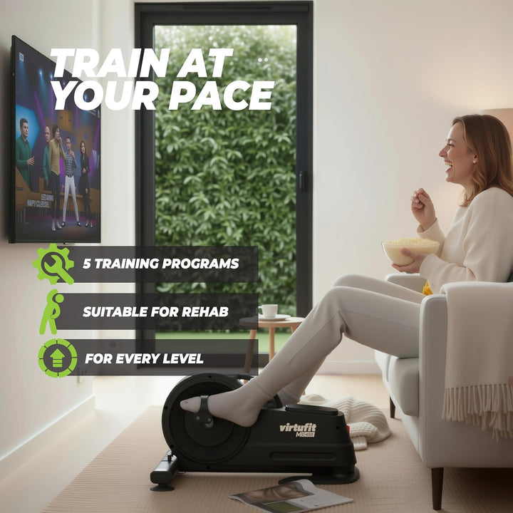 VirtuFit MB450 Elektrischer Bewegungstrainer – Pedaltrainer für Arme & Beine – 12 Geschwindigkeiten