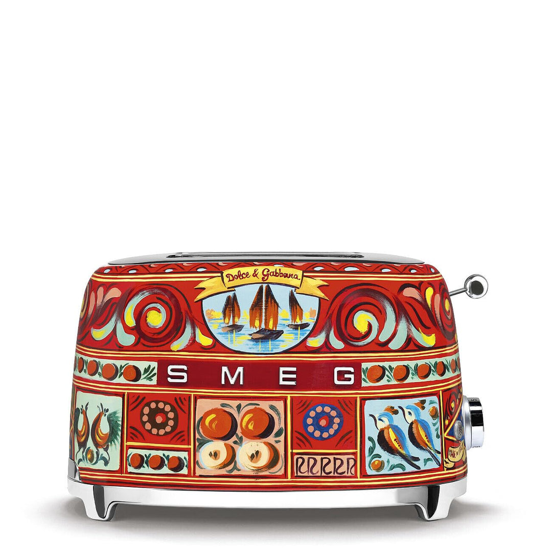 SMEG TSF01DGEU Toaster, 18/8 Stainless Steel