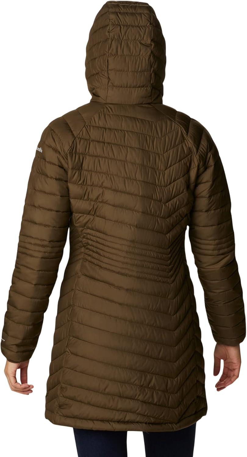 Columbia Powder Lite Mid Damenjacke XS Olive Green, XS Olive Green