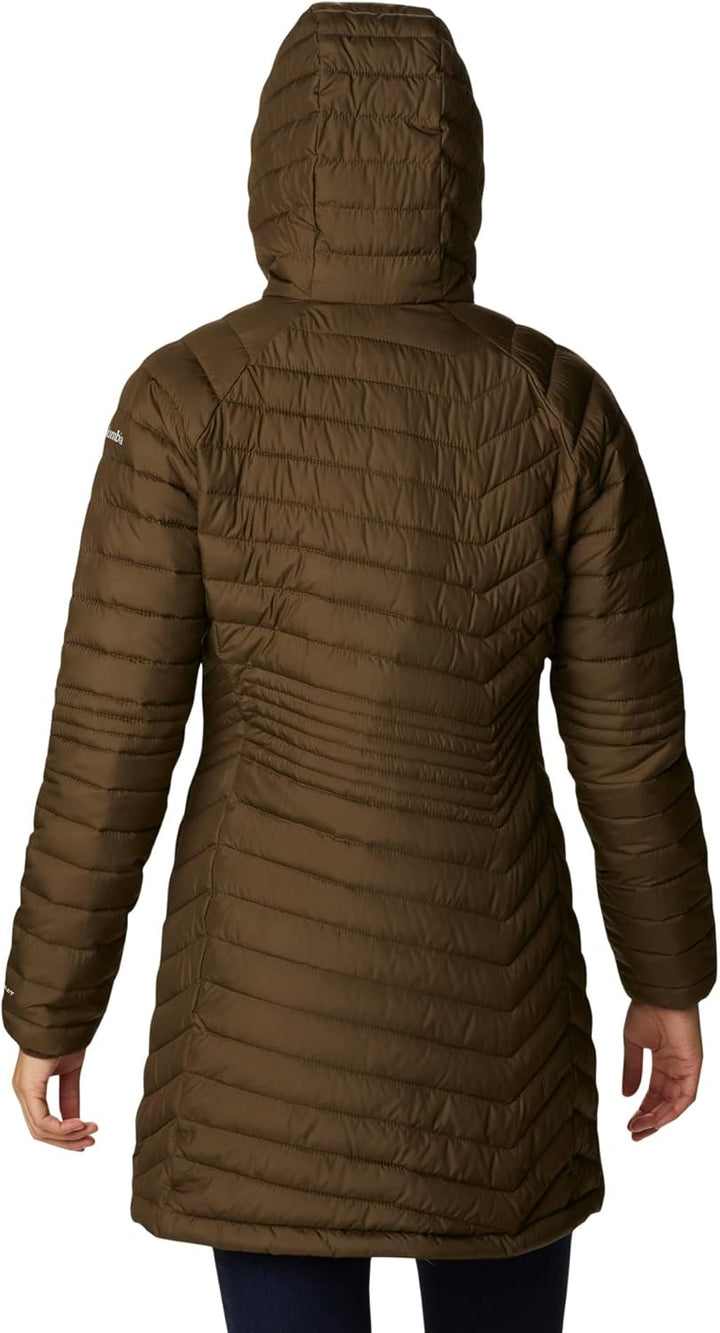 Columbia Powder Lite Mid Damenjacke XS Olive Green, XS Olive Green