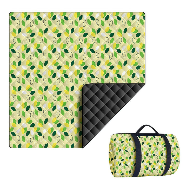 200 * 200 cm Picknickmatte, fünfschichtige Struktur-verdickt-Grün | Maschinenwaschbar, geeignet für