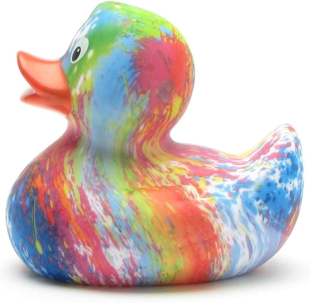 Badeente - personalisierbar (Rainbow), Rainbow