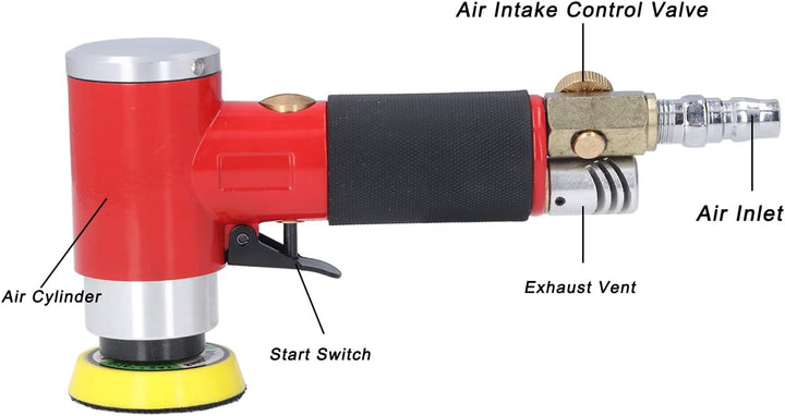 Druckluftschleifer, pneumatische Schleifmaschine PVC-Griff zum Polieren