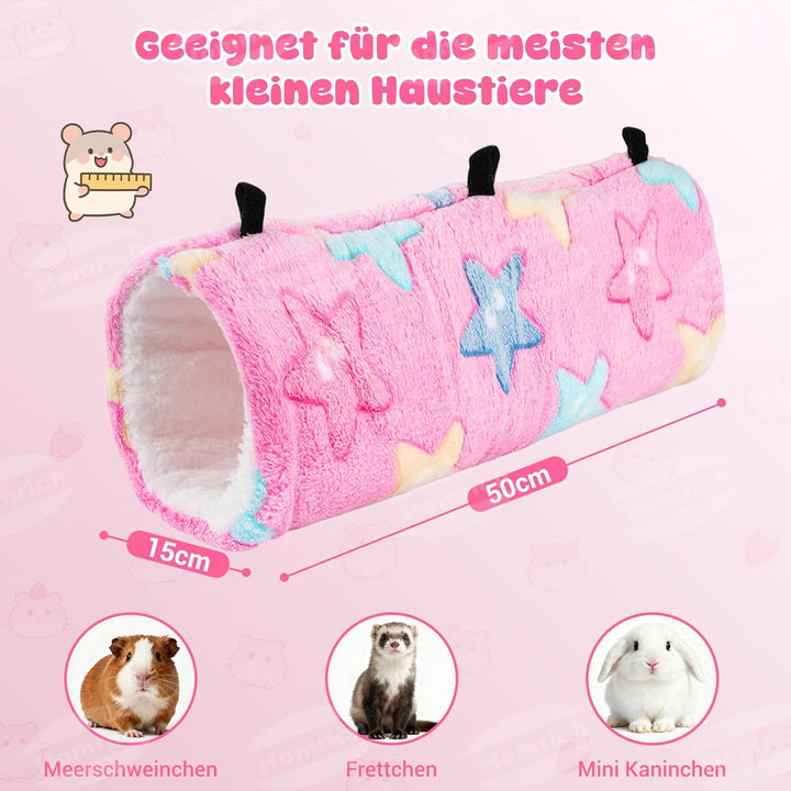 Homrich 2 Stück Ratten Hängematte Meerschweinchen Hängematte Set, Waschbar Weiches Frettchen-Hängezu