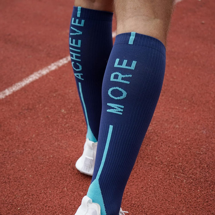 ACHORE POWER SOCKS ORIGINAL, Kompressionssocken, Unisex, Wadenkompression S Blau, S Blau