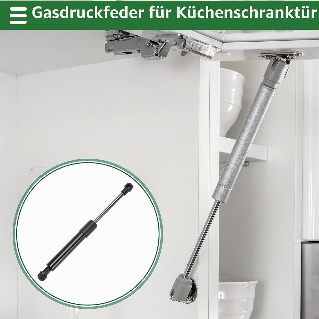 Motoforti Gasdruckfeder 250 mm 150N/15 kg Gasdruckdämpfer Kofferraum Dämpfer Gasfeder Stossdämpfer f
