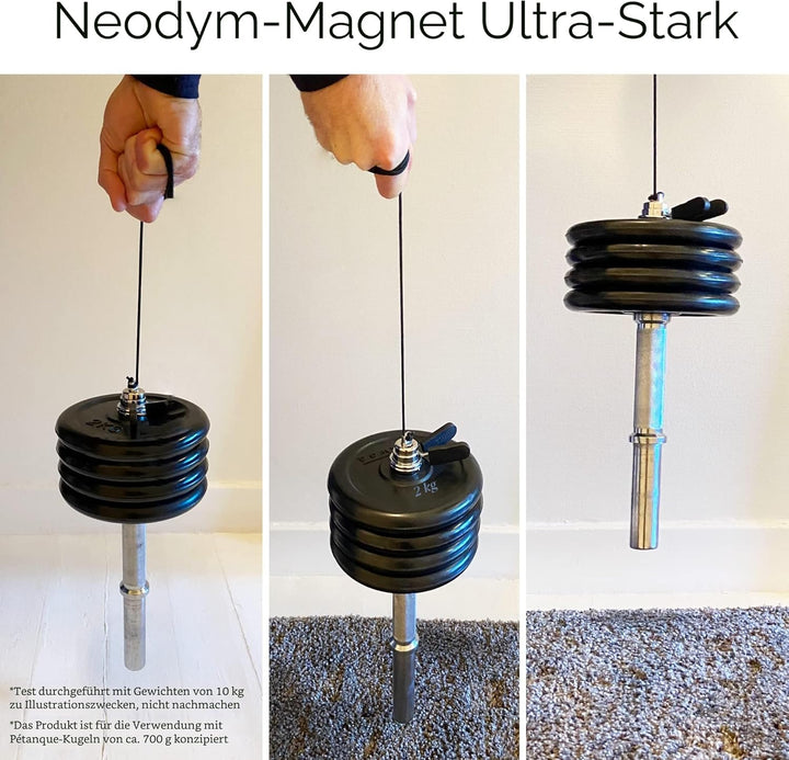 Magnetisches Pétanque Ball Pickup Zubehör für Amateure und Wettkampf Ultrastarker Neodym-Magnet