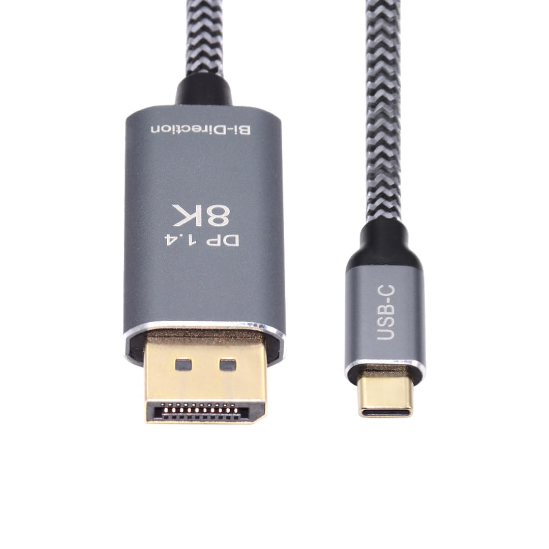 cablecc Reversibles 8K @ 60Hz HDTV Kabel, DisplayPort DP Quelle auf USB 3.1 Typ C USB-C Displays, St