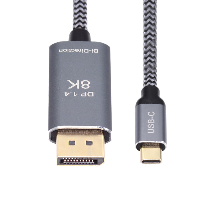 cablecc Reversibles 8K @ 60Hz HDTV Kabel, DisplayPort DP Quelle auf USB 3.1 Typ C USB-C Displays, St