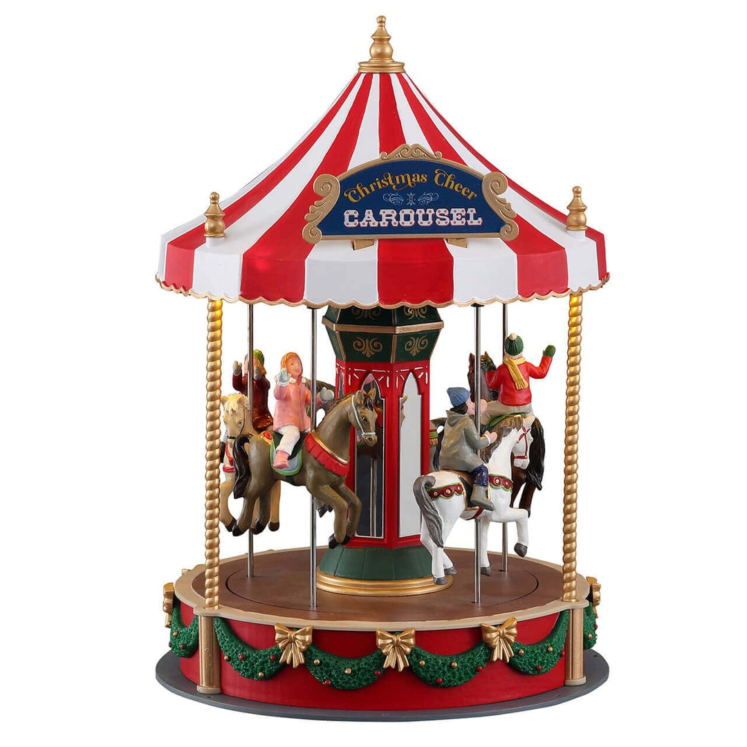 Lemax - Caddington Village - Sights & Sounds: Christmas Cheer Carousel - (14821)