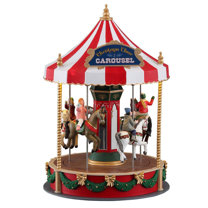 Lemax - Caddington Village - Sights & Sounds: Christmas Cheer Carousel - (14821)