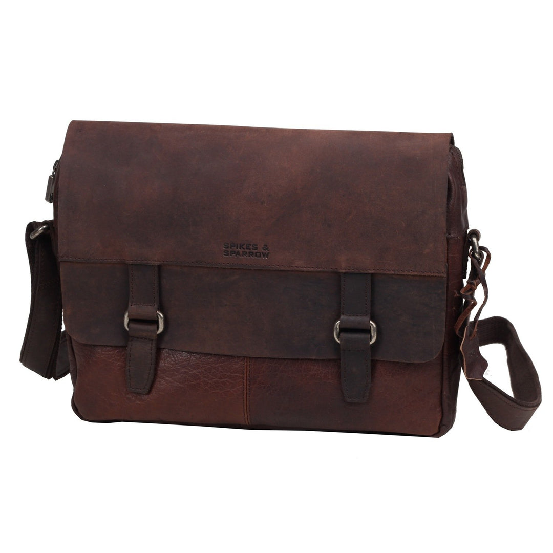 Spikes & Sparrow Bronco Belt Umhängetasche Leder 34,5 cm