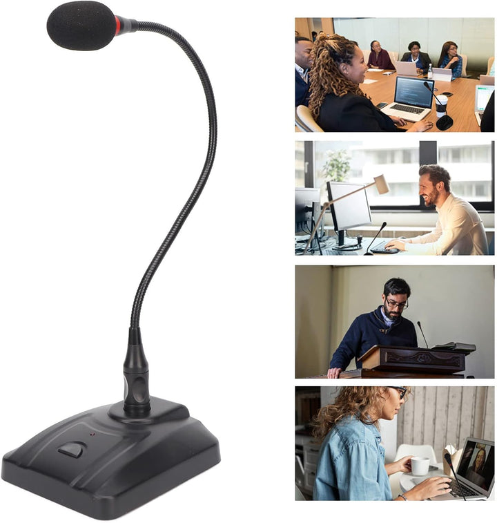 Desktop-Schwanenhals-Kondensatormikrofon, Schnurgebundenes Sprachkondensatormikrofon Zur Tischmontag