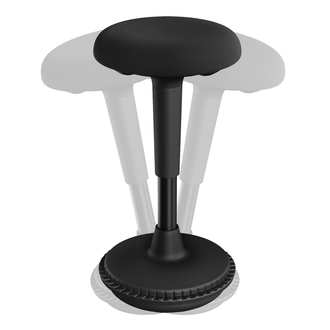 WOLTU Ergonomischer Stehhocker, 360° neigbarer Bürohocker, Schreibtischstuhl mit Breiter Anti-Rutsch