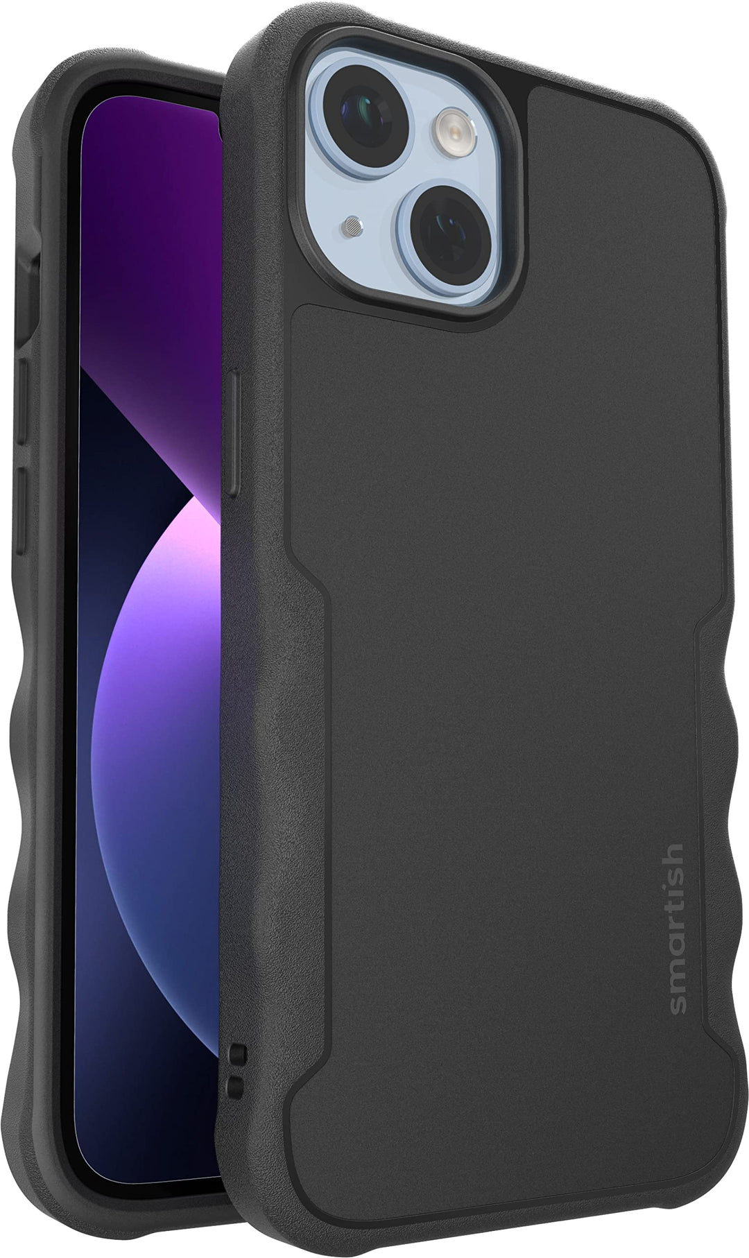 Smartish iPhone 14 Schutzhülle - Gripzilla Kompatibel mit MagSafe [Robust + Tough] Gepanzerte Slim C