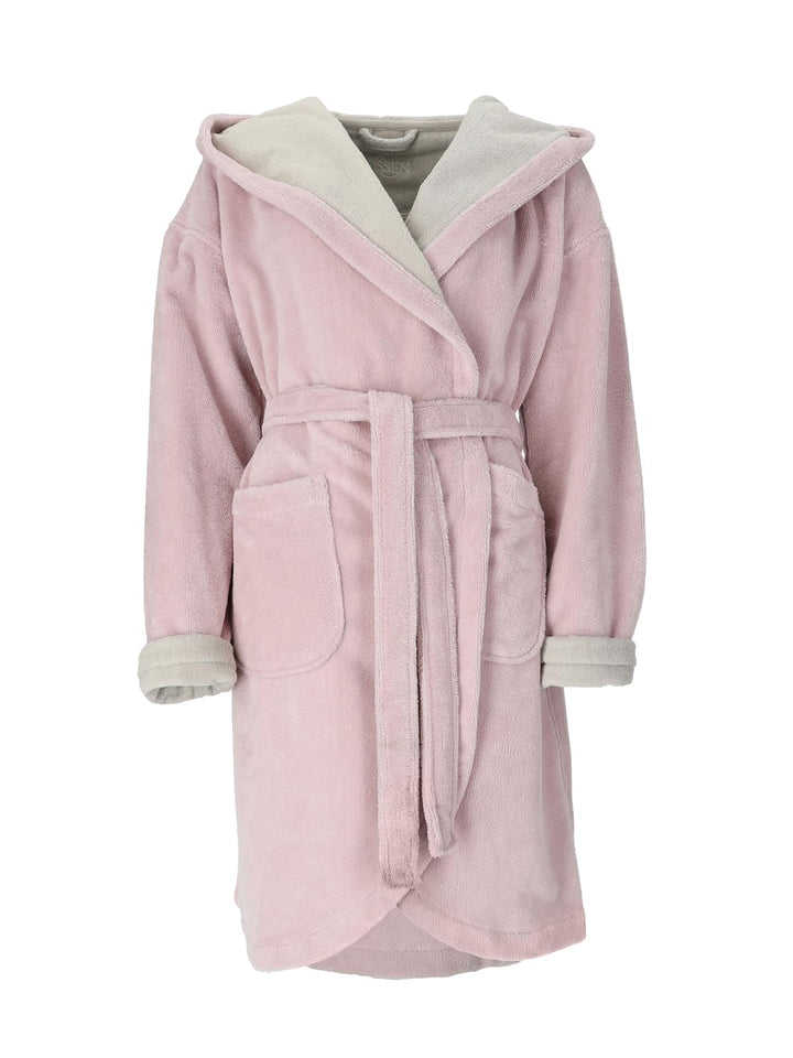 Vossen Damen Bademantel Palermo, Einfarbig L sea lavender/ivory - 0005, L sea lavender/ivory - 0005