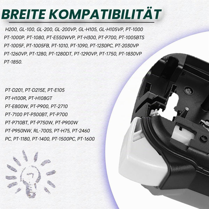 Textil-Schriftband Kompatible für Brother TZe-R231 TZe-R234 TZe-RE34 TZe-RN34 TZe-RW34 12mm 0.47&