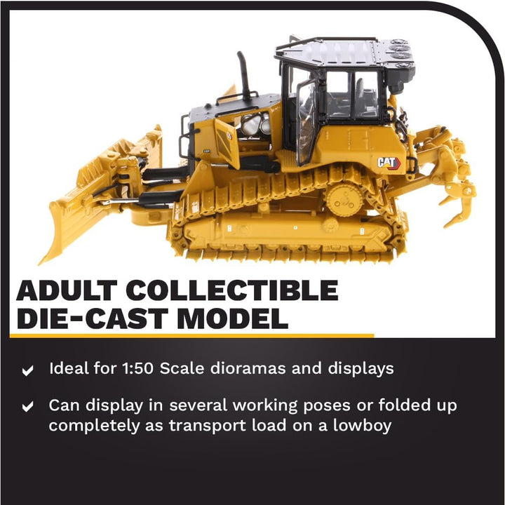Caterpillar Diecast Masters 85951 Bulldozer D5 LGP, Massstab 1:50, ca. 13,5 x 9,3 x 7 cm, ab 14 Jahr