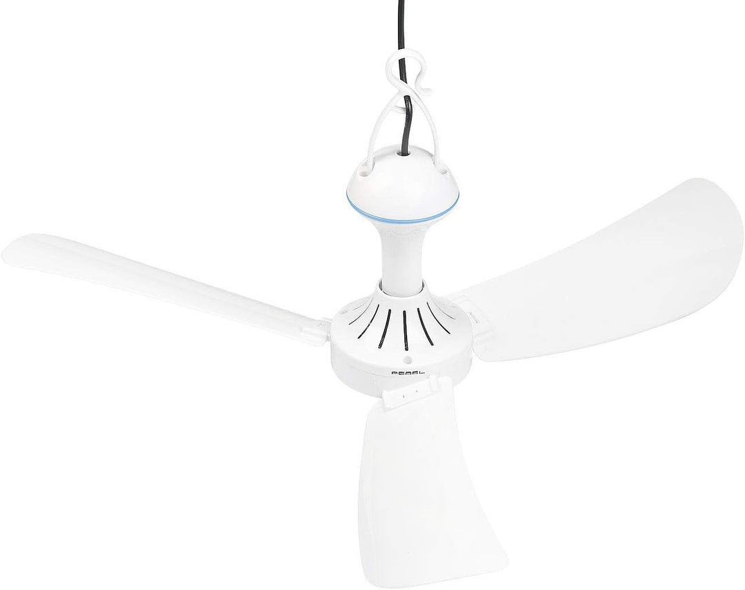 PEARL Deckenventilator 12V: Mobiler 12-V-Deckenventilator mit Aufhänger, Ø 46 cm, 6 W, 330 U/Min. (1