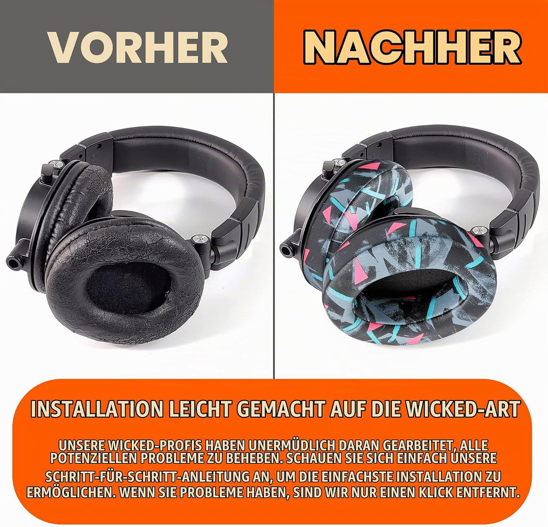 WC PadZ - The Ultimate Upgraded Earpads by Wicked Cushions - Kompatibel mit Audio Technica, HyperX,