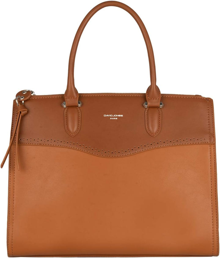 David Jones - Damen Grosse Handtasche - Frauen Henkeltasche PU Leder - Tote Shopper Bag Elegante - S