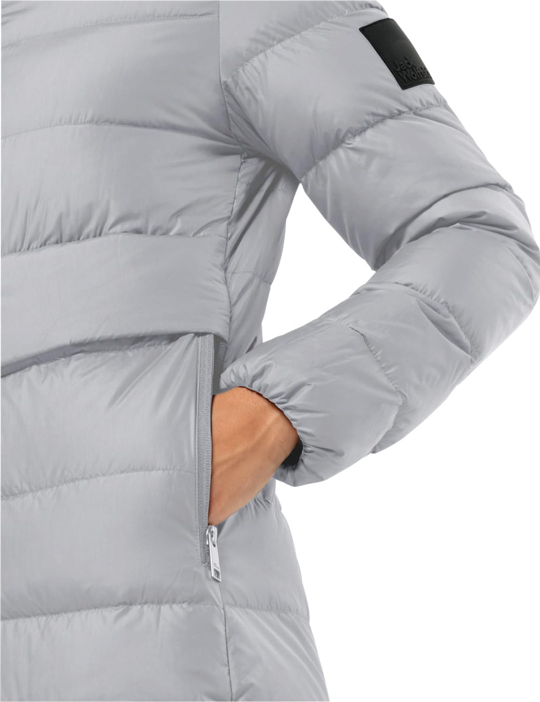 Jack Wolfskin Damen Lenauplatz Coat W Daunenmantel L moonwalk, L moonwalk