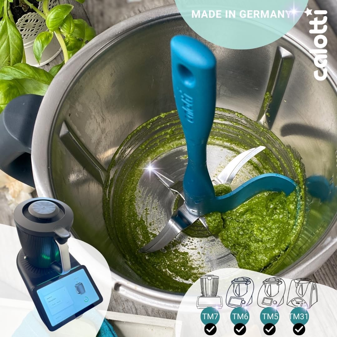 Calotti® Drehkellenspatel für Thermomix® TM5®,TM6® und TM31® zum Entnehmen, Schöpfen und Portioniere