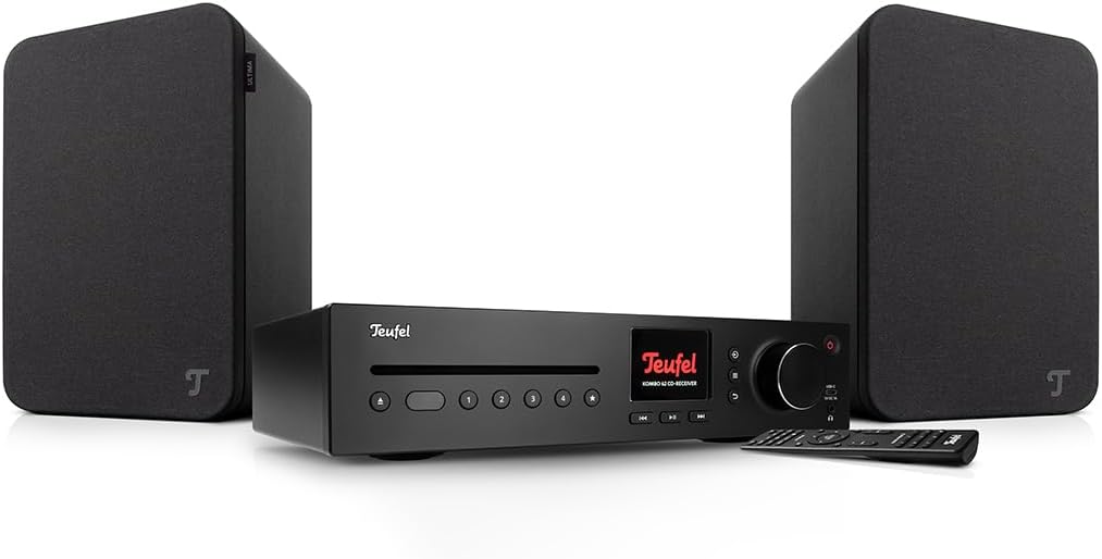 Teufel Ultima 20 KOMBO 3 SE - HiFi Stereo System mit Bluetooth und CD, Kraftvoll, LAN, WLAN, DAB+ Di