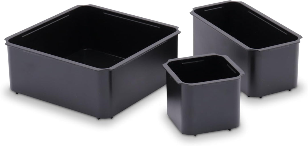 Schubladen Einsatzkasten Mix Set, verschiedene Grössen & Farben, Schubladeneinsätze, Kleinteilesorti