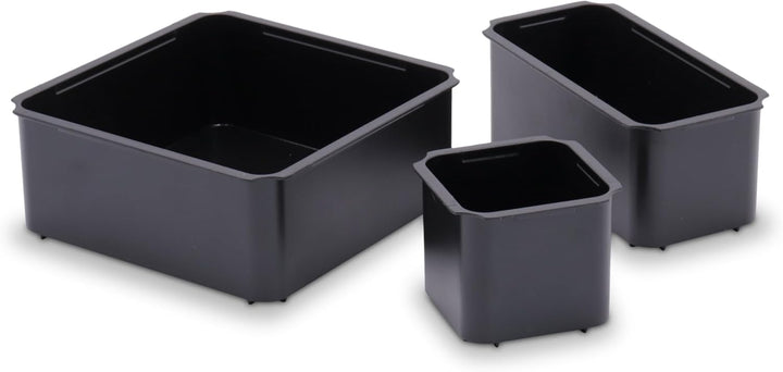 Schubladen Einsatzkasten Mix Set, verschiedene Grössen & Farben, Schubladeneinsätze, Kleinteilesorti