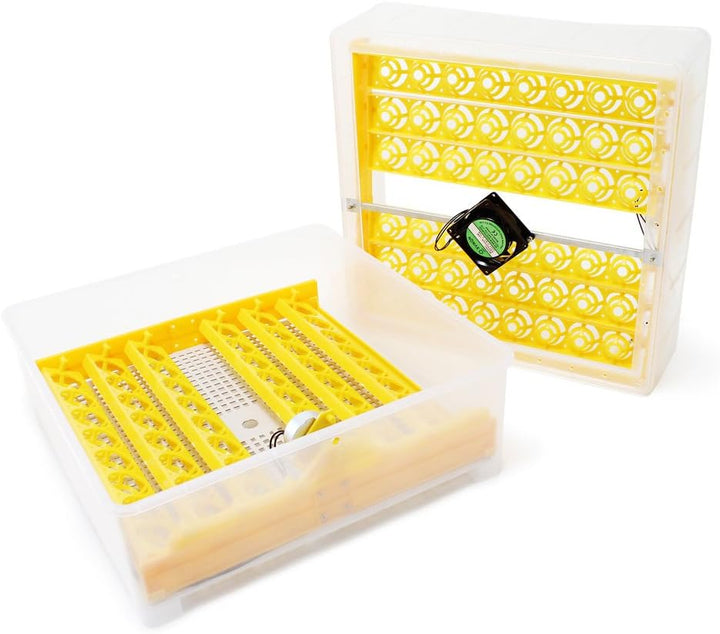 Wiltec Automatische Brutmaschine 96 Eier Brutapparat Flächenbrüter Inkubator