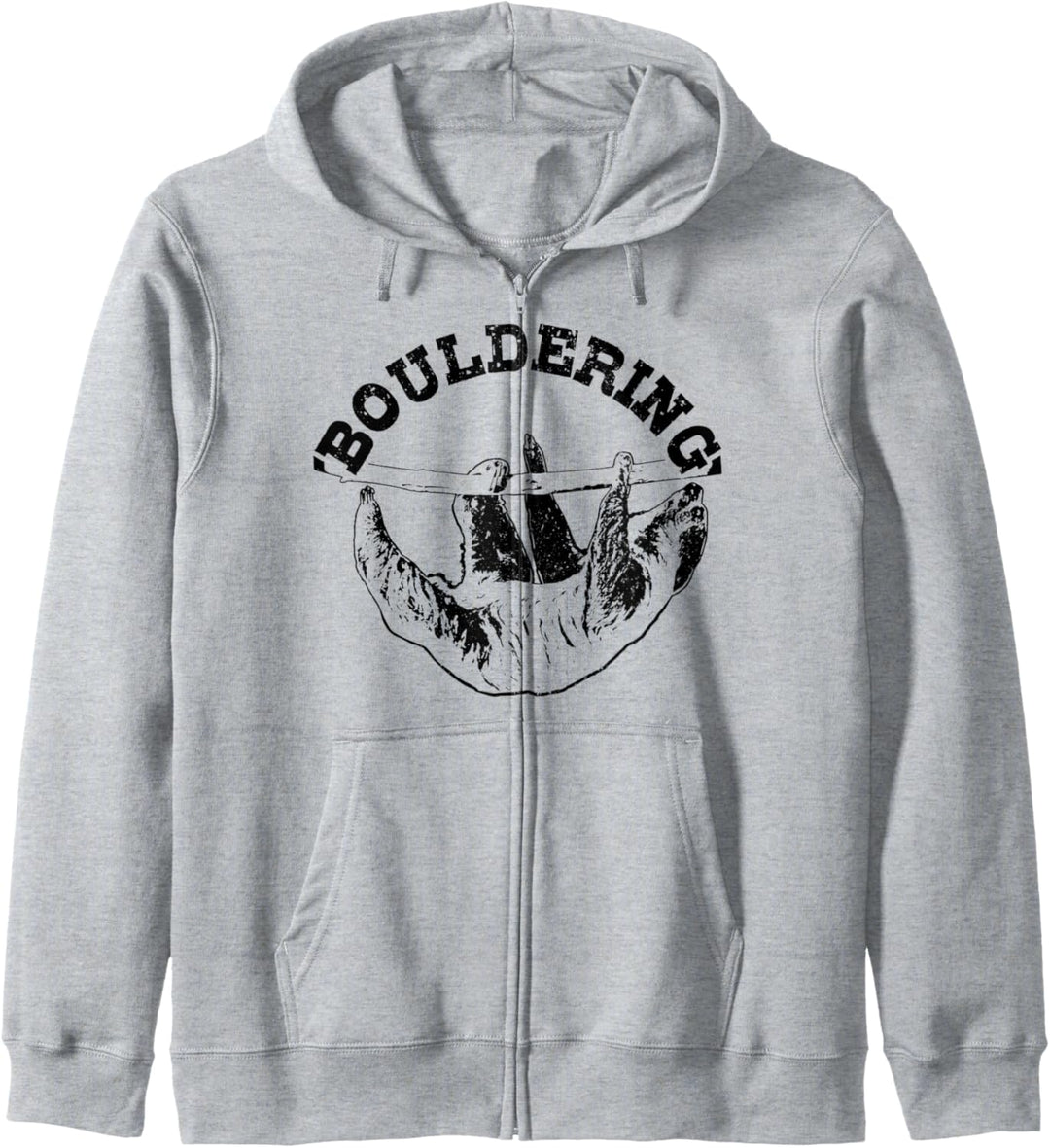 Bouldering Faultier Bouldern Klettern Boulderer Geschenk Kapuzenjacke
