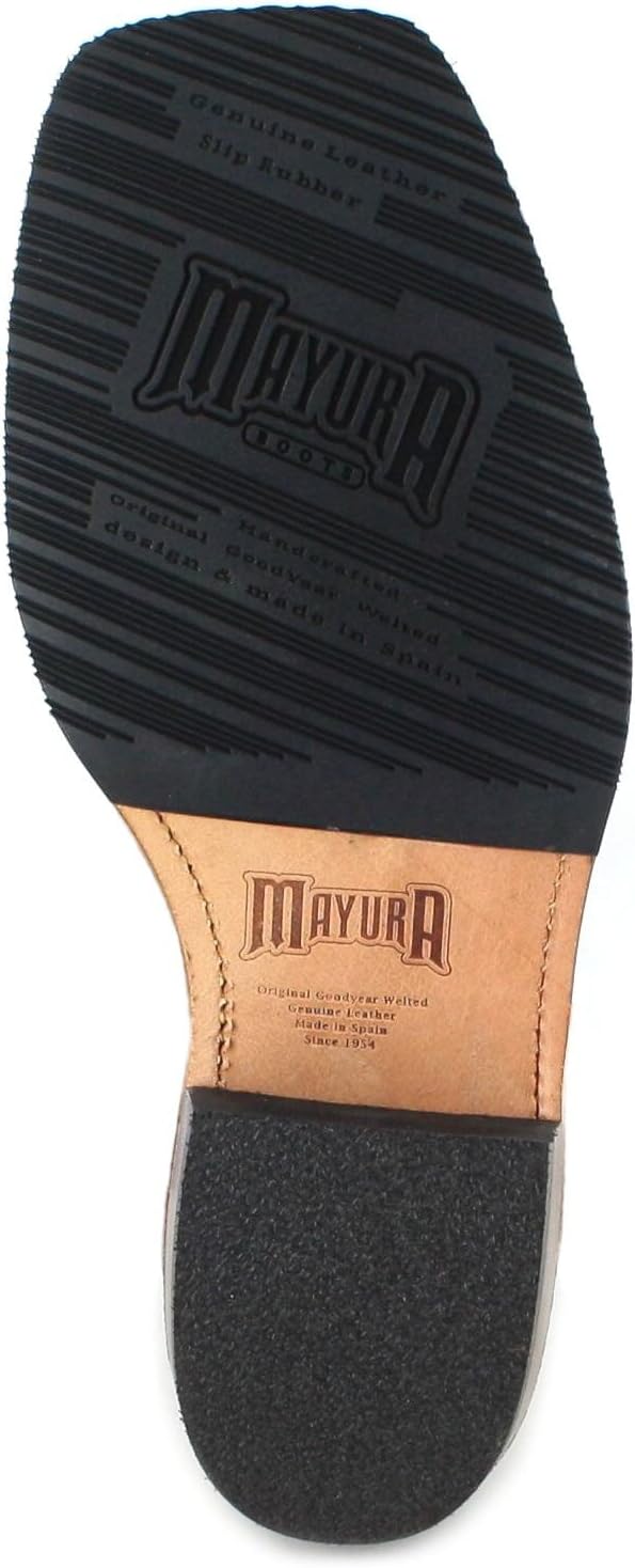 Mayura Boots Unisex Biker Boots MB002 Bikerstiefel Bikerstiefel Lederstiefel Braun 45 EU Brown Sadal