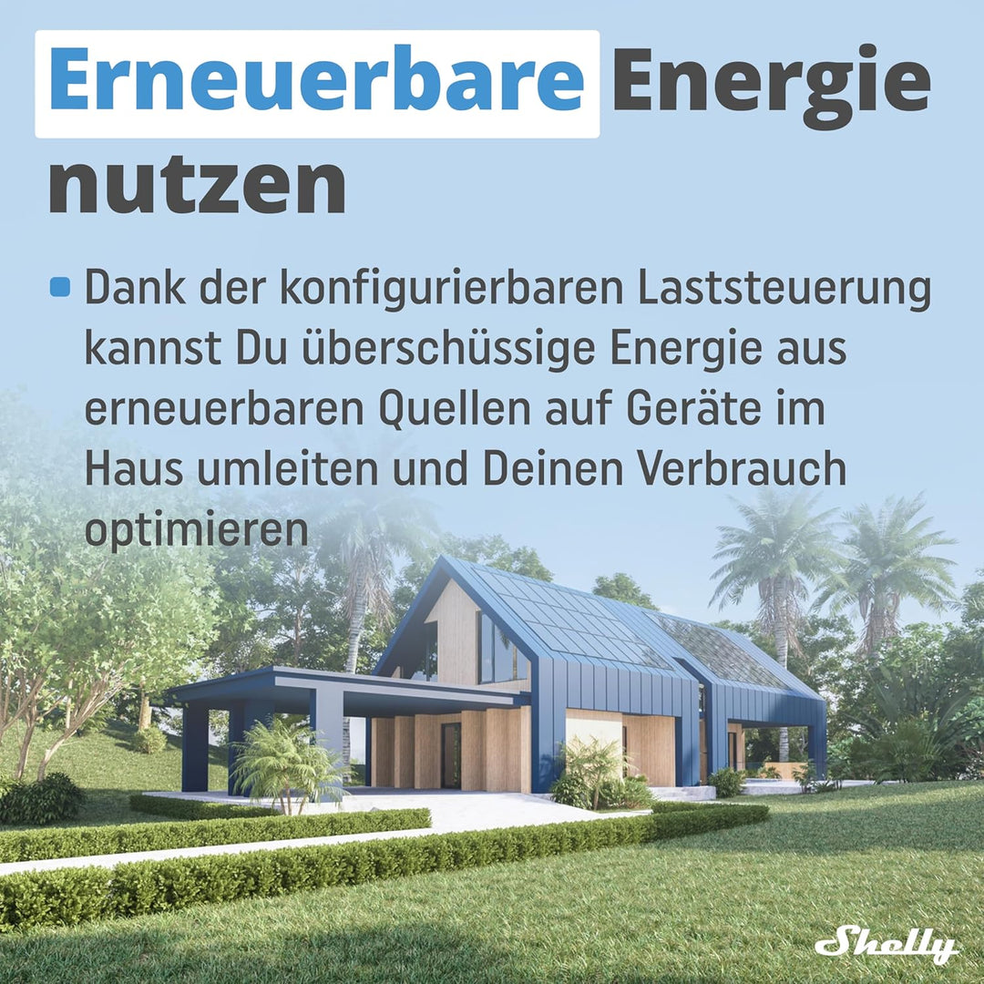 Shelly Pro EM 50A - WLAN & LAN Smart Energiezähler, 2 Kanäle auf 1 Phase, 2A Potentialfreie Kontakte
