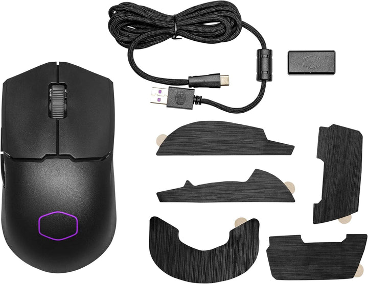 Cooler Master MM712 Kabellose Gaming-Maus, schwarz, mit einstellbarer 19.000 DPI, 2,4 GHz und Blueto