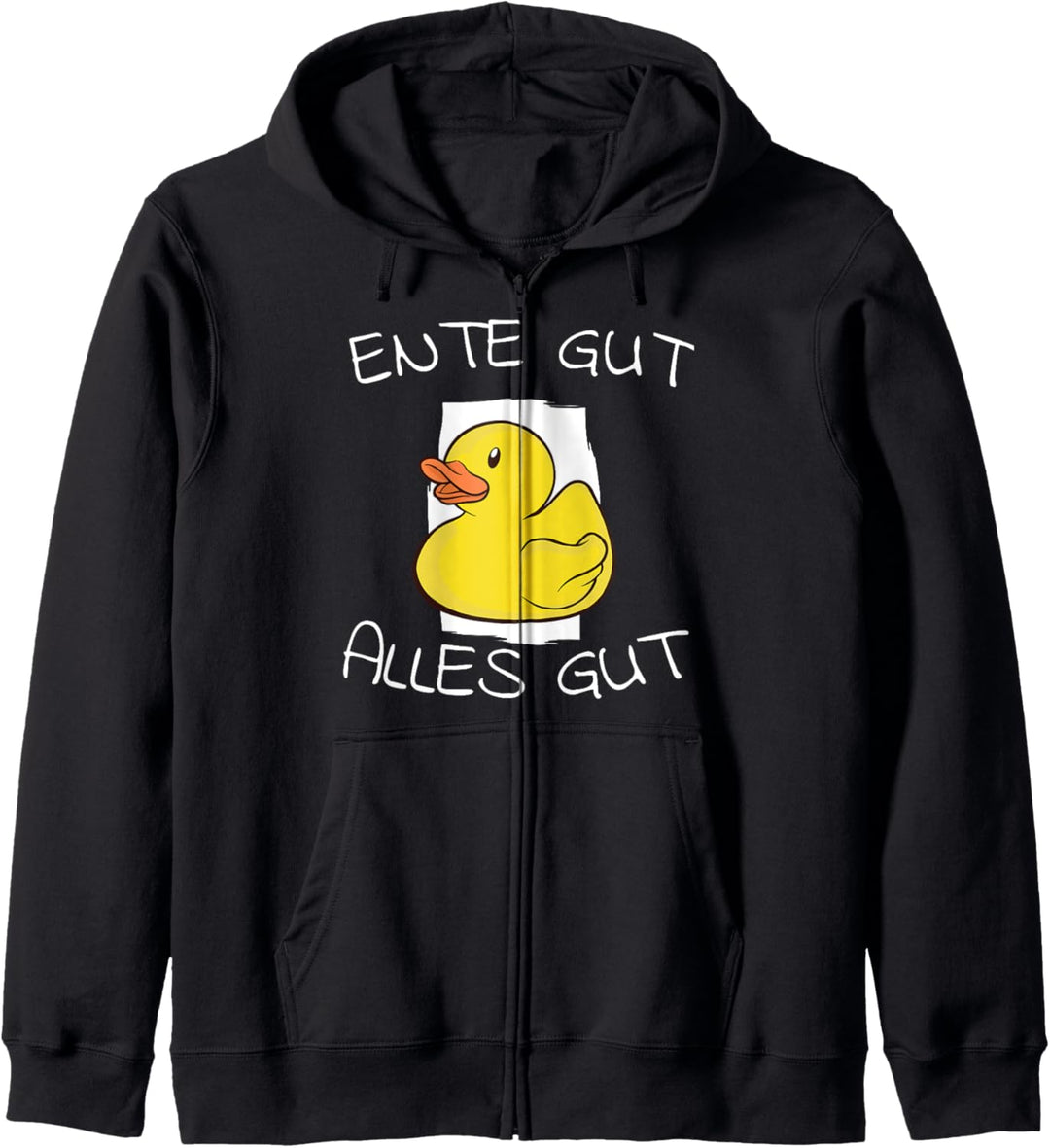 Enten Spruch "Ente gut Alles gut" ideale Geschenkidee Fun-  Kapuzenjacke