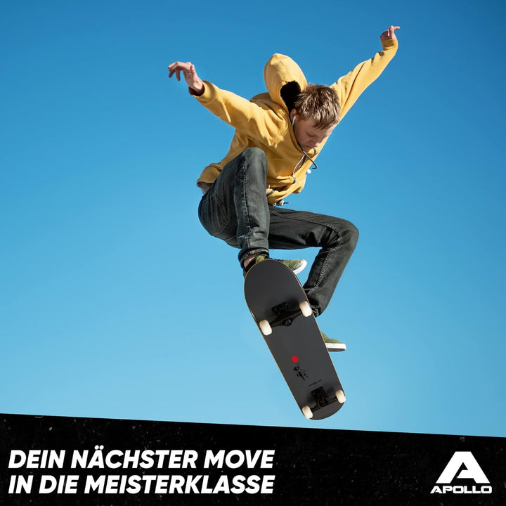 Apollo Skateboard | Cooles Kinder Skateboard und Profi Skateboard Erwachsene in Einem | 7-lagiges Sk