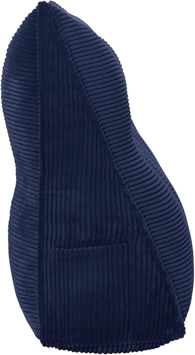 Johnear Keilkissen aus Cordstoff, Ergonomisches Rückenstützkissen mit Schnallen Atmungsaktives Lesek