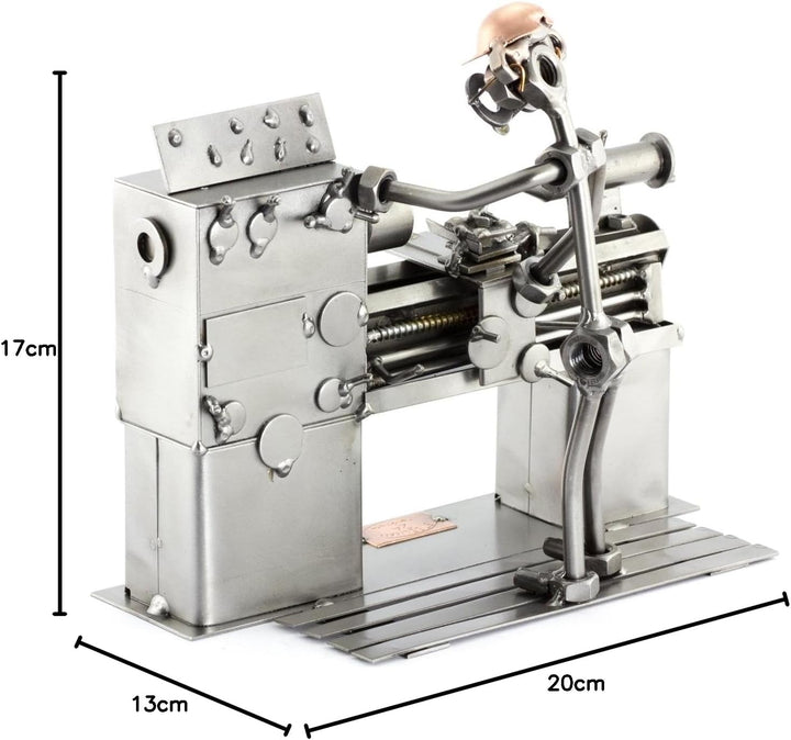 Steelman24 I Schraubenmännchen Dreher I Made in Germany I Handarbeit I Geschenkidee I Stahlfigur I M