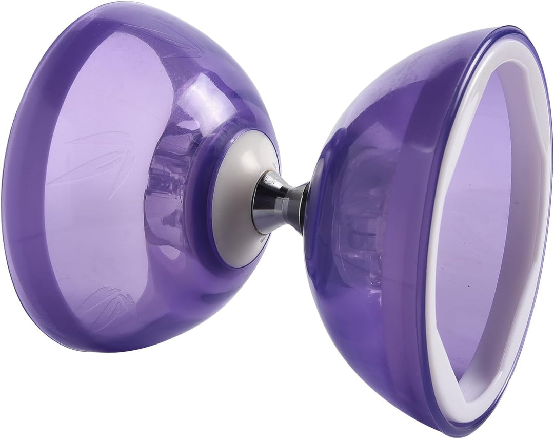 SagaSave Dreifach gelagerte Yoyo Diabolo Spielzeug mit professioneller Stange, langlebige transparen