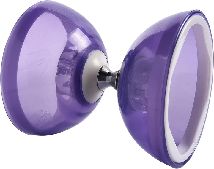 SagaSave Dreifach gelagerte Yoyo Diabolo Spielzeug mit professioneller Stange, langlebige transparen