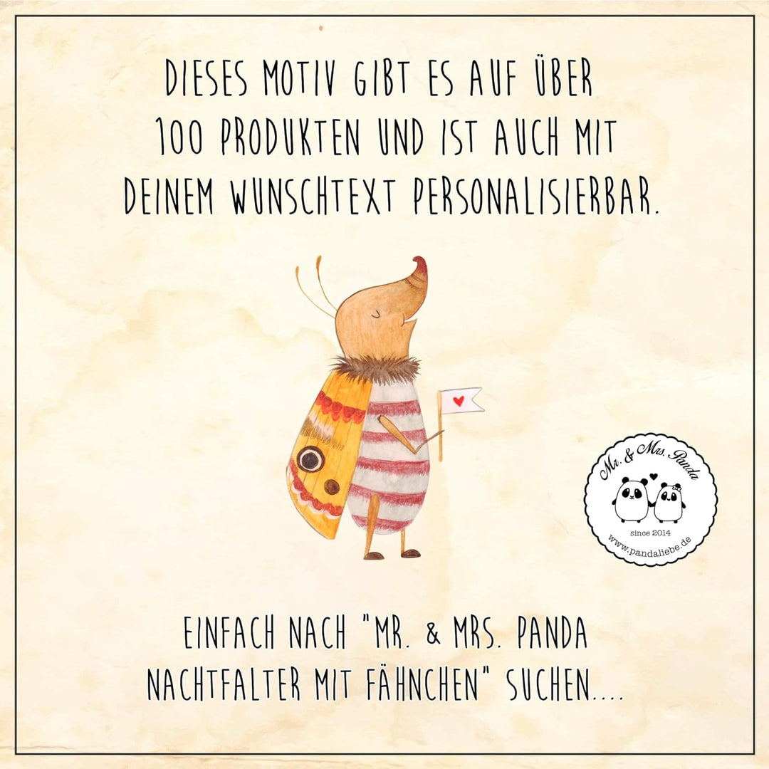 Mr. & Mrs. Panda Waschtasche Nachtfalter Fähnchen Grösse XL Grosse - Geschenk, Spruch Witzig, Pencil