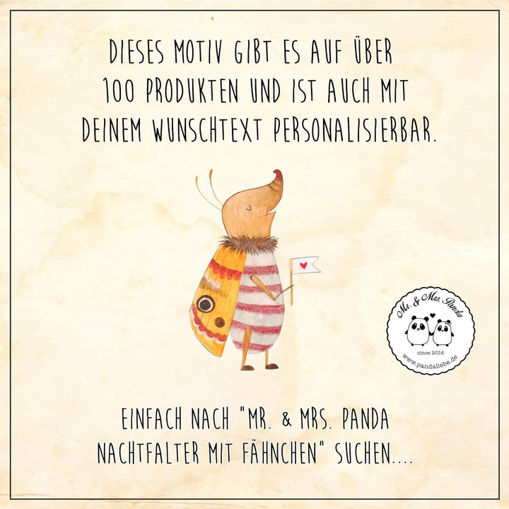 Mr. & Mrs. Panda Waschtasche Nachtfalter Fähnchen Grösse XL Grosse - Geschenk, Spruch Witzig, Pencil