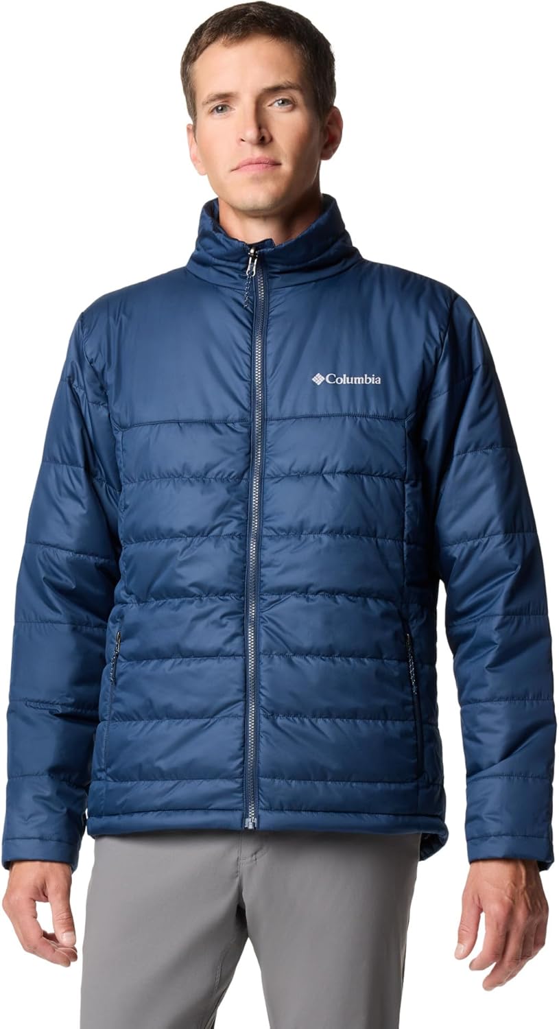 Columbia Herren 3 In 1 Jacke, Schwarz, L Element Blocker 3 Interchange Jacket L Dark Mountain, Eleme