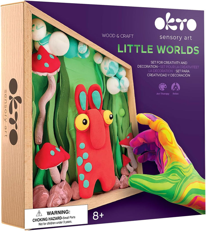 OKTO Mommy Troll/Air Clay Kunst im Holzdekor