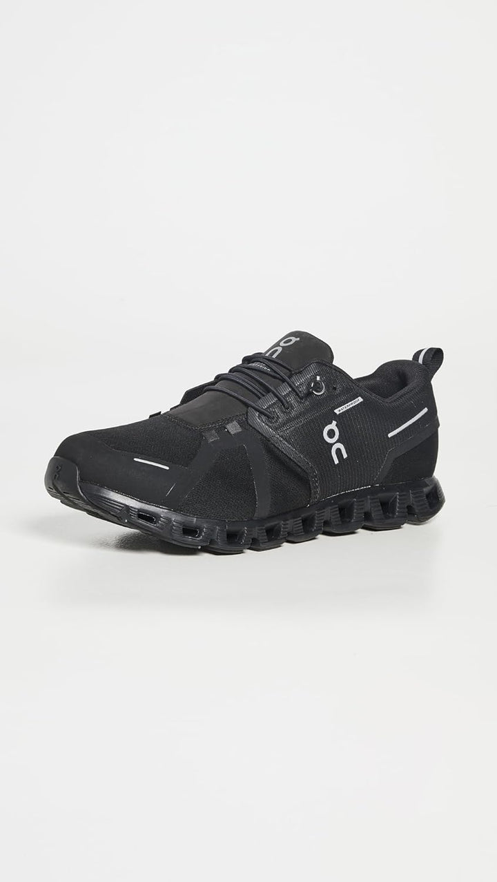 ON Herren Cloud 5 WaterproofSneaker 44 EU Schwarz, 44 EU Schwarz