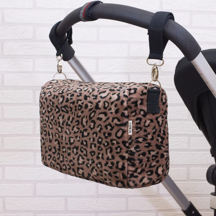 JYOKO KIDS Kinderwagentasche + Wickeltisch, Fleece, Baby Tasche Kinderwagen Organizer (klein 30 x 20