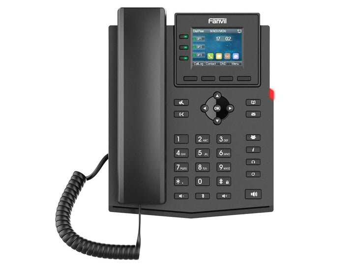Fanvil X303P IP-Telefon Schwarz 4 Zeilen LCD